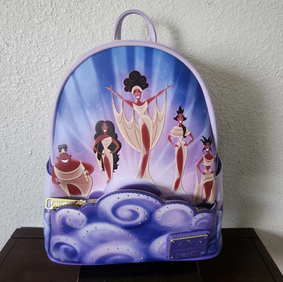 Loungefly Hercules Muses Mini Backpack - Picture 1 of 4